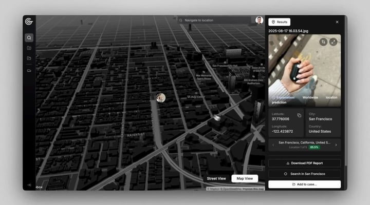 Los cops están comprando 'GeoSpy', una IA que geolocaliza fotos en segundos