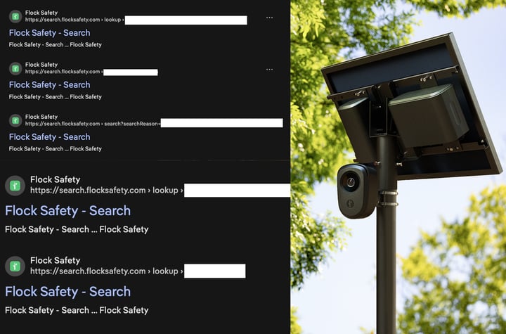 Flock Leaked Cops’ License Plate Searches via DuckDuckGo, Bing